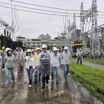 立委林淑芬與台電董事長曾文生一同會勘蘆洲溪墘變電所改建　朝日照中心與托幼等複合式活動中心方向發展
